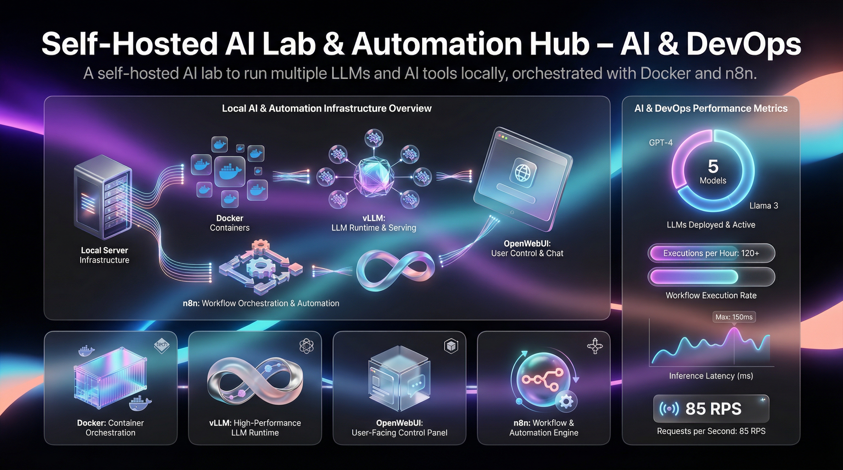 Self‑Hosted AI Lab & Automation Hub